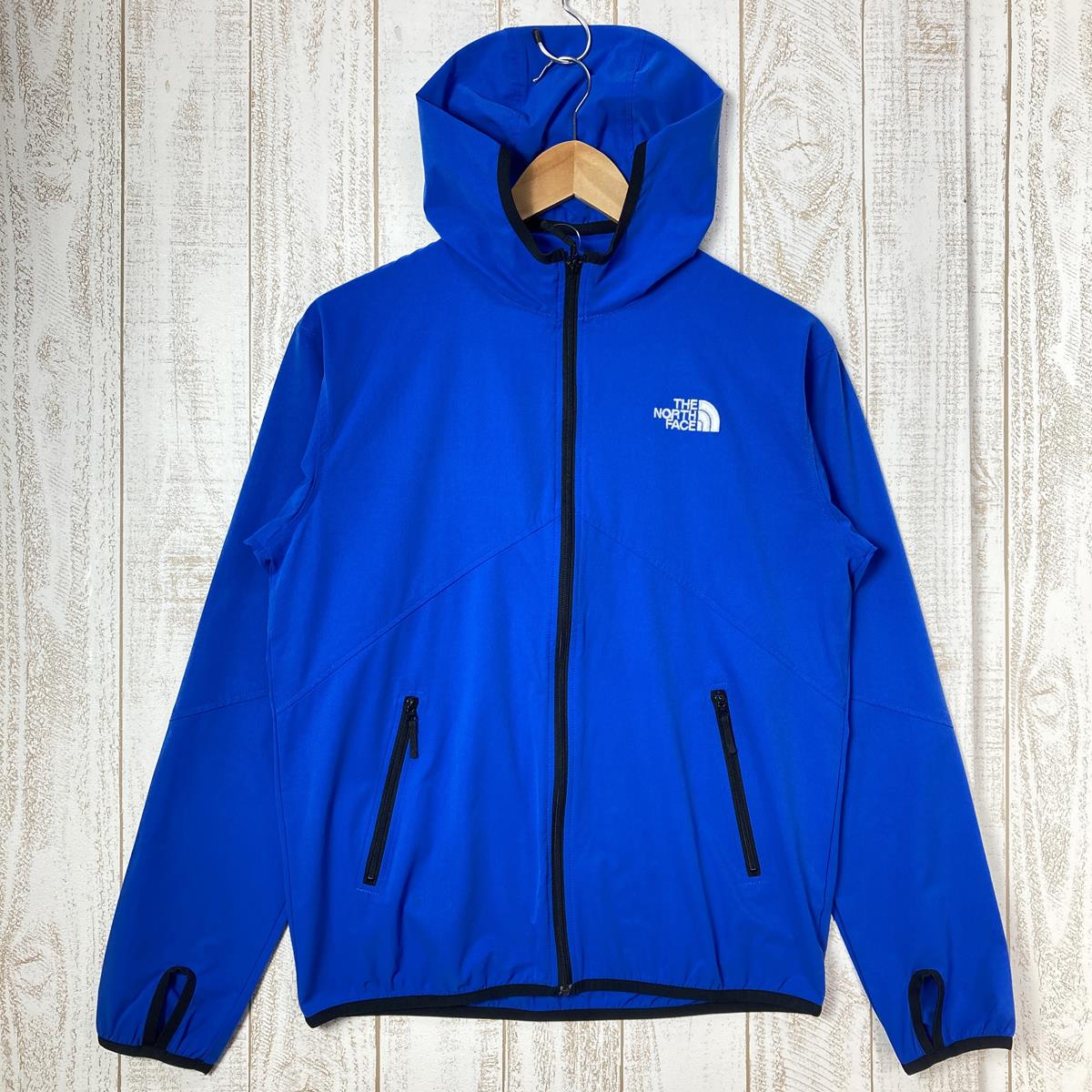 【Men's M ブルー系】 The North Face ( ザ・ノースフェイス ) V3 ライト フーディ V3 Light Hoodie Apex ソフトシェル ジャケット パーカー NT11528 Asian Men's  ソフトシェル アウター ジャケッ