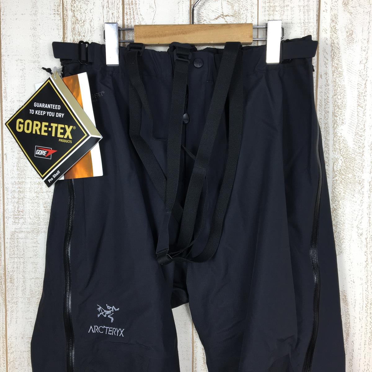 【男式 L 黑色】Arcteryx Alpha Lt 裤子 Gore-Tex Pro Shell 硬壳加拿大制造滞销货很难获得 5203 国际男式 BL Blac