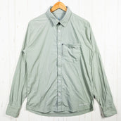 【Men's M グリーン系】 Houdini ( フーディニ ) ロングスリーブ リキッドロック シャツ ナイロン ウェア トップス インナー シャツ ロングスリーブTシャツ クルーネック 化繊 z00053076  化繊 ロングスリーブTシャツ クルーネック イ