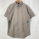 【Men's S ベージュ系】 Axesquin ( アクシーズクイン ) ショートスリーブ ベンチレーションシャツ S/S Ventilation Shirt ポリエステル ウェア トップス インナー シャツ ショートスリーブシャツ 化繊 z00054858  化-1