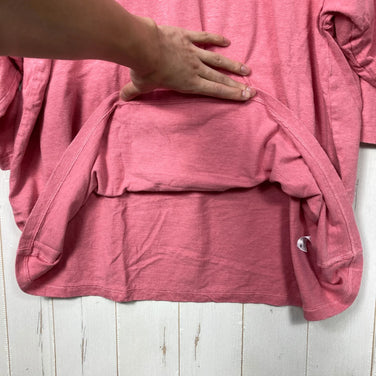 【Men's XL ピンク系】 Gohemp ( ゴーヘンプ ) ワイド フットボール ティー Wide Football Tee ヘンプコットン 七分袖 ワイドシルエット ヘンプ ウェア トップス インナー シャツ ショートスリーブTシャツ クルーネック コットン