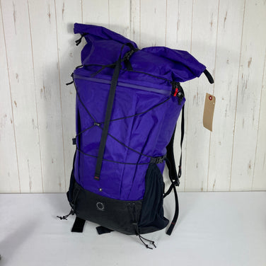【Unisex M パープル系】 2022 Yamatomichi ( 山と道 ) スリー ジップ Three Zip Purple X-Pac VX21 40L フレームレス ナイロン バッグ ストレージ バックパック 容量【30L～54L】 z00061382 P