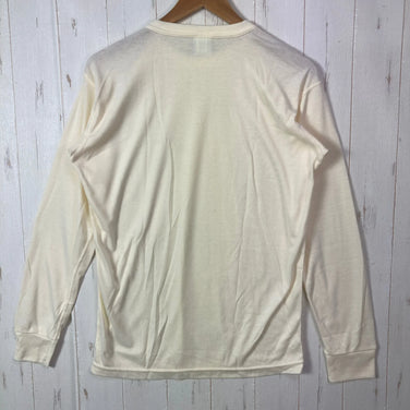 [Men's M Ivory] 1993 Patagonia Capilene Midweight Crew Neck &amp; Bottoms Natural (Old Tag, Vintage)