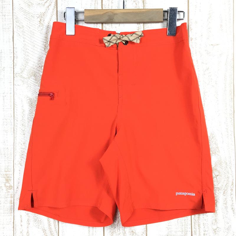 【Boy's L オレンジ系】 Patagonia ( パタゴニア ) ボーイズ メリディアン ボード ショーツ Meridian Board Shorts ストレッチ 67090 International Boy's THR 化繊 ショーツ ショートパンツ ボト