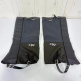 【Men's L ブラック系】 Outdoor Research ( アウトドアリサーチ ) クロコダイル ゲイター Crocodile Gaiters ナイロン ウェア ウェア小物 ゲイター スパッツ z00059100  ゲイター スパッツ ウェア小物 ウェア