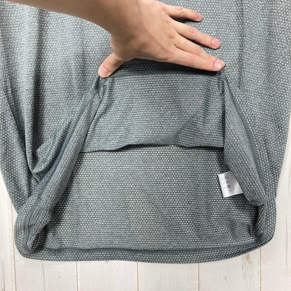 【Men's L グレー系】 Millet ( ミレー ) ヘザー メッシュ クルー ショート スリーブ Heather Mesh Crew Short Sleeve ポリエステル ウェア トップス インナー シャツ ショートスリーブTシャツ クルーネック 化繊