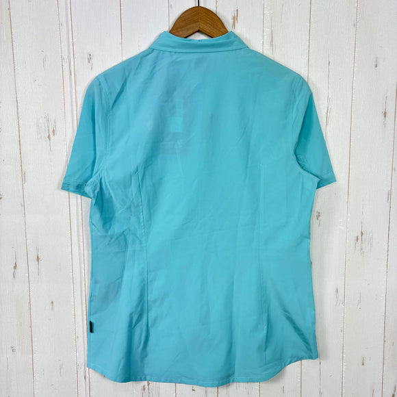 【Women's M ブルー系】 Jackwolfskin ( ジャックウルフスキン ) ソノーラ シャツ Sonora Shirt ポリエステル ウェア トップス インナー シャツ ショートスリーブシャツ 化繊 z00054716  化繊 ショートスリーブシャツ イ