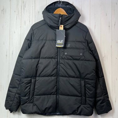 Men's Size Small Black Jackwolfskin Kyoto Jacket, Synthetic Down Jacket, Outerwear, Synthetic Insulation, z00054698