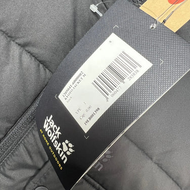 Men's Size Small Black Jackwolfskin Kyoto Jacket, Synthetic Down Jacket, Outerwear, Synthetic Insulation, z00054698