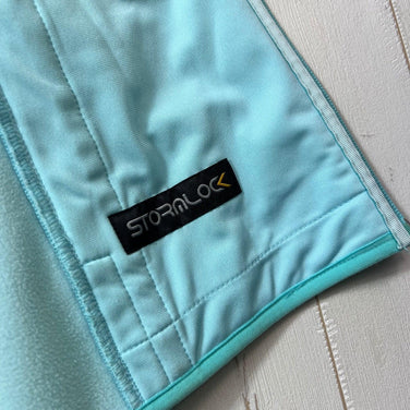 Jackwolfskin Storm Lock Softshell Jacket, Women's Medium, Blue, Polyester, Top, Outerwear, Softshell Jacket, z000547