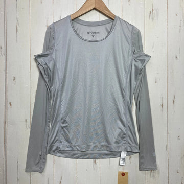 【Women's 1 グレー系】 Goldwin ( ゴールドウィン ) クーリング ラウンドネック ロングスリーブ Cooling Roundneck Long Sleeve ナイロン ウェア トップス インナー シャツ ロングスリーブTシャツ クルーネック 化繊