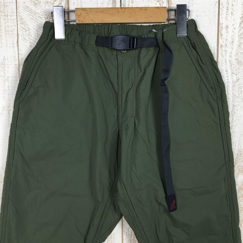 [Unisex XS Green] Gramicci Nylon Fleece Truck Pants GUP-20F009 Unisex Fleece Long Pants Bottoms Wear