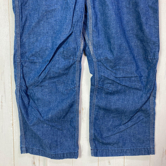 【Men's L ブルー系】 Wildthings ( ワイルドシングス ) デニム クライミング 3/4 レングス クロップドパンツ 生産終了モデル 入手困難 KATO`（カトー）コラボ コットン ウェア ボトムス ロングパンツ コットン z00057277