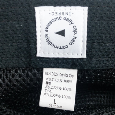 【L ブラック系】 Halo Commodity ( ハロコモディティ ) クレヴィス キャップ Crevice Cap ポリエステル HL-1002 キャップ ヘッドウェア ウェア小物 ウェア - 【公式】2ndGEAR（セカンドギア）Webショップ【登山用品・アウトドア用品専門 買取販売店】