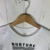 【Women's L White】 The North Face S/S Nature Tee, Anti-static Polyester Wear, Tops, Inner Shirt, Short Sleeve T-shirt, Crew Neck, Synthetic Fiber