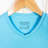 【Women's XXS ブルー系】 2015 Patagonia ( パタゴニア ) キャプリーン デイリー Tシャツ Capilene Daily T-Shirt ULT ポリエステル ウェア トップス インナー シャツ ショートスリーブTシャツ クルーネック 化繊 - 【公式】2ndGEAR（セカンドギア）Webショップ【登山用品・アウトドア用品専門 買取販売店】