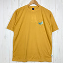 【Men's M イエロー系】 Montbell ( モンベル ) ブリーズ スパン T ポリエステル ウェア トップス インナー シャツ ショートスリーブTシャツ クルーネック 化繊 z00053642  化繊 ショートスリーブTシャツ クルーネック インナー シ-1