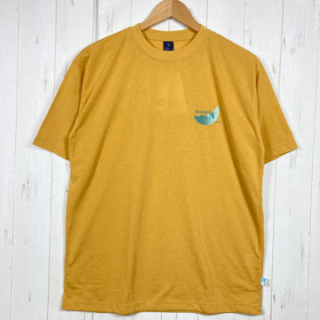 【Men's M イエロー系】 Montbell ( モンベル ) ブリーズ スパン T ポリエステル ウェア トップス インナー シャツ ショートスリーブTシャツ クルーネック 化繊 z00053642  化繊 ショートスリーブTシャツ クルーネック インナー シ