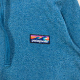 【Women's M ブルー系】 2017 Patagonia ( パタゴニア ) ボードショーツ ラベル ライトウェイト フルジップ フーディ Board Short Label Lightweight Full-Zip Hoody オーガニックコットン ウェア ト
