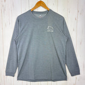【Men's S グレー系】 Montbell ( モンベル ) 50th WIC. ロングスリーブ T ムーンライト テント 50th WIC. Long Sleeve T Moon Light Tent ポリエステル ウェア トップス インナー シャツ ロング