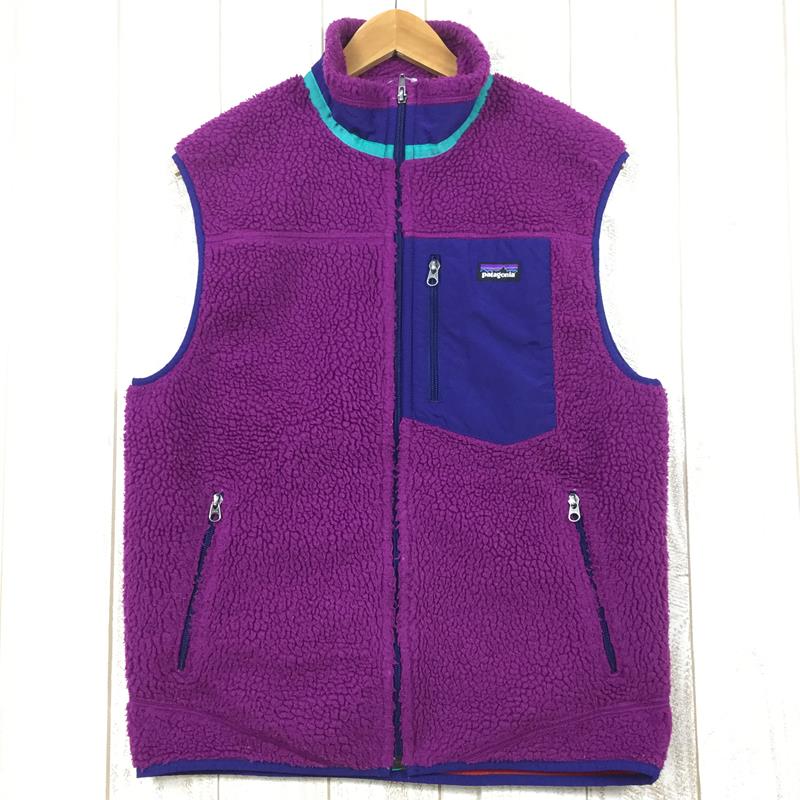 [Men's M Purple] Patagonia Classic Retro-X Vest Hard to find 23047 International Men's PUR Purple Fleece Vest Tops Clothing