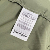 【中性 S 绿色系】Houdini (胡迪尼) Weather Tee 天气T恤 涤纶 运动服 上衣 内衣 衬衫 短袖T恤 圆领 化纤 z00058014 化纤 短袖T恤 圆领