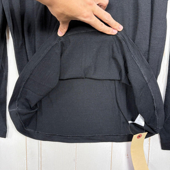【Men's L ブラック系】 Icebreaker ( アイスブレーカー ) メリノ 200 オアシス ロングスリーブ クルー Merino 200 Oasis LS Crewe メリノウール ウェア トップス インナー シャツ ロングスリーブTシャツ クルーネッ