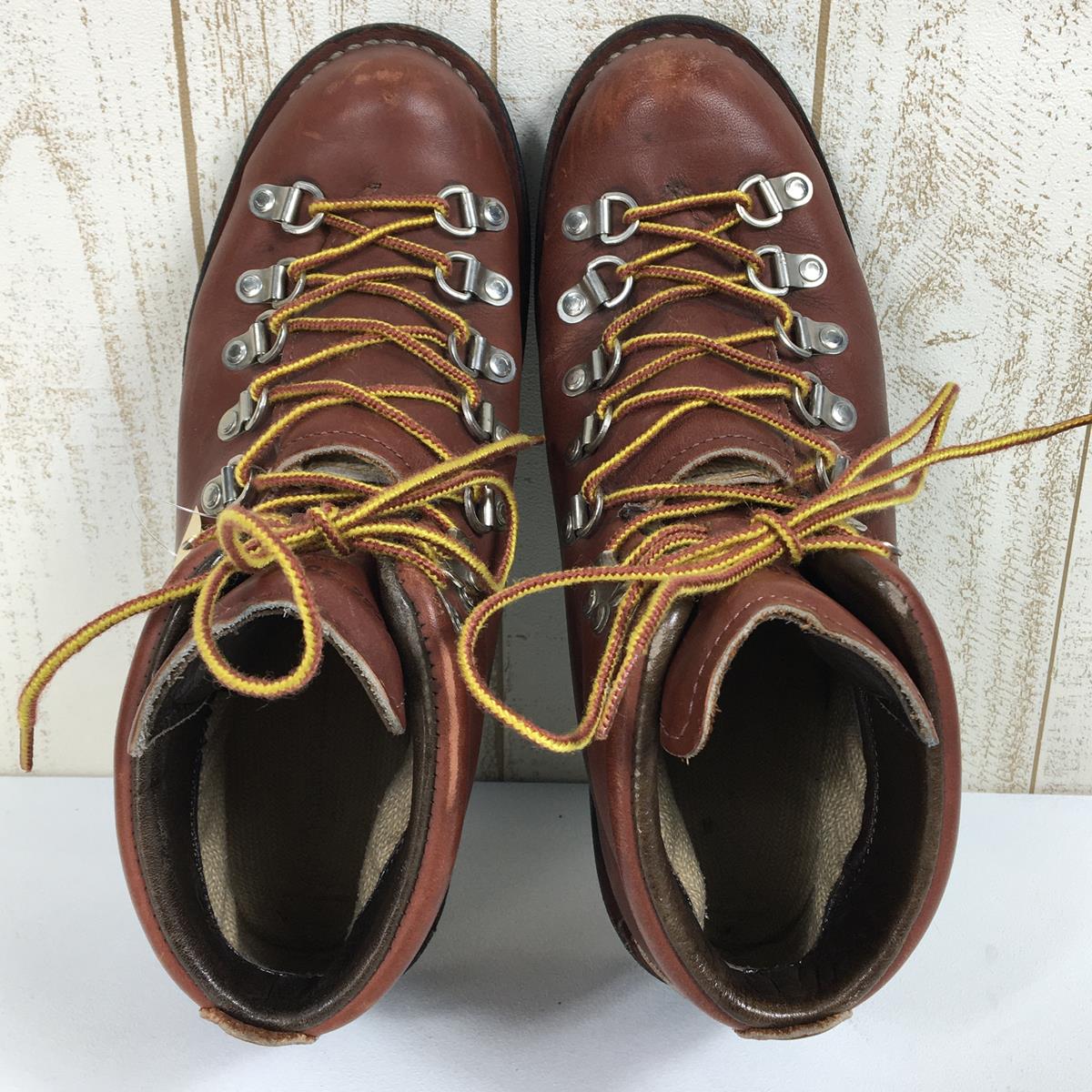 【Men's 25.5cm ブラウン系】 Danner ( ダナー ) 1990S マウンテン ライト ゴアテックス Mountain Light Gtx ビブラムソール レザー マウンテンブーツ 黒タグ アメリカ製 ビンテージ 入手困難 30520 Men's  トレッキン