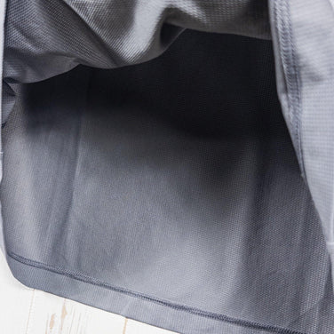 Finetrack Draught Quad 长袖涤纶圆领 T 恤，男式中灰色，合成面料，圆领，合成纤维，产品代码：z00053305