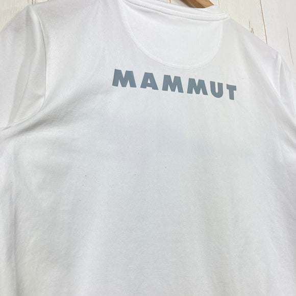【Men's S ホワイト系】 Mammut ( マムート ) QD ロゴ プリント Tシャツ アジアンフィット QD Logo Print T-Shirt AF Men 速乾 ポリエステル100% ポリエステル ウェア トップス インナー シャツ ショートスリーブ