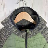 【Men's S グリーン系】 Berghaus ( バーグハウス ) デューンライン ハイブリッド フリース ジャケット Duneline Hybrid FL Jacket 化繊ダウン ウェア トップス アウター ジャケット 化繊インサレーション z0005910