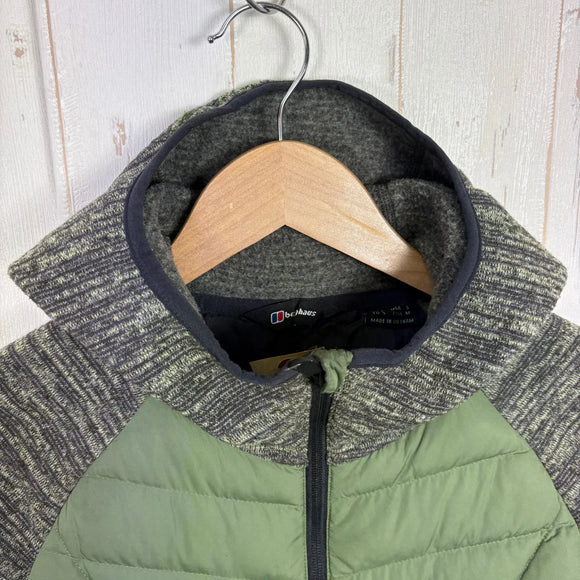 【Men's S グリーン系】 Berghaus ( バーグハウス ) デューンライン ハイブリッド フリース ジャケット Duneline Hybrid FL Jacket 化繊ダウン ウェア トップス アウター ジャケット 化繊インサレーション z0005910