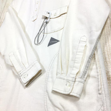 【Unisex XS アイボリー系】And Wander ( アンドワンダー ) サーモライト ネル チュニック Thermolite Nel Tunic フランネル シャツ 574-0283101 Unisex コットン ロングスリーブシャツ インナー シャツ トップス ウェア - 【公式】2ndGEAR（セカンドギア）Webショップ【登山用品・アウトドア用品専門 買取販売店】