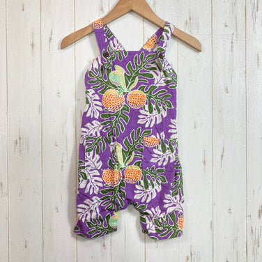 【Baby's 3T パープル系】 2018 Patagonia ( パタゴニア ) パタロハ ロンパース Pataloha Romper Ulu Paradise Light Acal / ULUL オーガニックコットン ウェア ドレス ワンピース z00058082