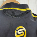【Men's S ブラック系】 Skins ( スキンズ ) ショートスリーブ トップ シャツ Short Sleeve Top Shirt ナイロン ウェア トップス インナー シャツ ショートスリーブTシャツ クルーネック 化繊 z00059122  化繊 ショ-10