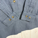 【Women's L ネイビー系】 Janeriver ( ジェーンリバー ) オリジナル チェックシャツ ポリエステル ウェア トップス インナー シャツ ロングスリーブシャツ 化繊 z00055014  化繊 ロングスリーブシャツ インナー シャツ トップス ウェア-6
