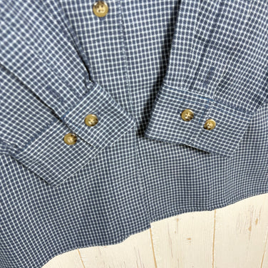 【Men's L ネイビー系】 Janeriver ( ジェーンリバー ) オリジナル チェックシャツ ポリエステル ウェア トップス インナー シャツ ロングスリーブシャツ 化繊 z00055014  化繊 ロングスリーブシャツ インナー シャツ トップス ウェア