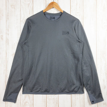 【Men's S グレー系】 Mountain Hardwear ( マウンテンハードウェア ) エアメッシュ ロングスリーブ クルー Airmesh Long Sleeve Crew ポリエステル OM9997 Men's 化繊 ロングスリーブTシャツ クルー - 【公式】2ndGEAR（セカンドギア）Webショップ【登山用品・アウトドア用品専門 買取販売店】