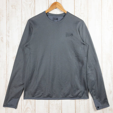 【Men's S グレー系】 Mountain Hardwear ( マウンテンハードウェア ) エアメッシュ ロングスリーブ クルー Airmesh Long Sleeve Crew ポリエステル OM9997 Men's 化繊 ロングスリーブTシャツ クルー - 【公式】2ndGEAR（セカンドギア）Webショップ【登山用品・アウトドア用品専門 買取販売店】
