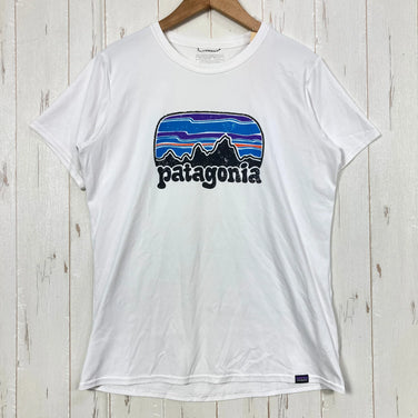 【Women's S ホワイト系】 2021 Patagonia ( パタゴニア ) キャプリーン クール デイリー グラフィック シャツ Capilene Cool Daily Graphic Shirt ポリエステル ウェア トップス インナー シャツ ショートスリ