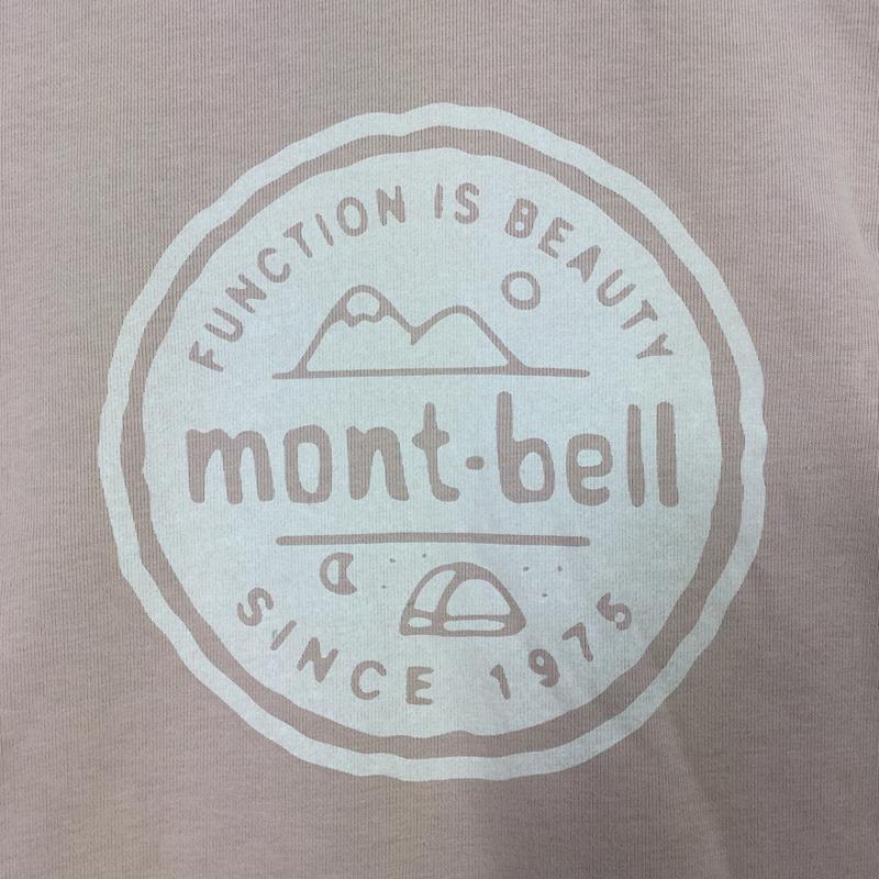 【Men's M ピンク系】 Montbell ( モンベル ) サークルロゴ プリント スウェット クルー トレーナー 2104645 Asian Men's  コットン ロングスリーブTシャツ クルーネック インナー シャツ トップス ウェア