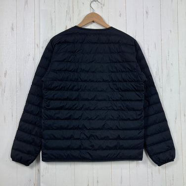【Men's M ブラック系】 Montbell ( モンベル ) スペリオダウン ラウンドネックジャケット Men's Superior Down Round Neck Jacket BK 800FP EXダウン スナップボタン ダウン ウェア トップス アウター