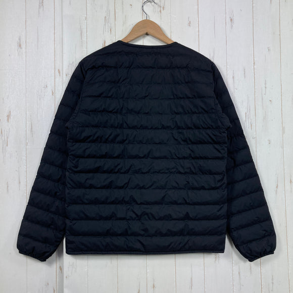 【Men's M ブラック系】 Montbell ( モンベル ) スペリオダウン ラウンドネックジャケット Men's Superior Down Round Neck Jacket BK 800FP EXダウン スナップボタン ダウン ウェア トップス アウター