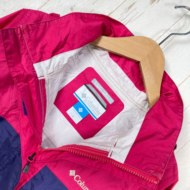 【Women's S ピンク系】 Columbia ( コロンビア ) シンプソン サンクチュアリ ウィメンズ レインスーツ Simpson Sanctuary Women's Rain Suit ナイロン ウェア セットアップ レインスーツ レインシェル z0005