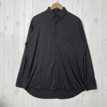 【Men's L ブラウン系】 Brown By 2Tacs ( ブラウン By ツータックス ) BAA#1 ボタンダウン 軽エディション BAA#1 Buttondown Shirt 軽Edition Moonlightgear コラボ メリノウール ウェア ト