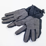 Montbell 女式均码黑色防风手套，尼龙，z00052696。