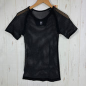 【Men's L-XL ブラック系】 Millet ( ミレー ) ドライナミック メッシュ ショートスリーブ DRYNAMIC MESH SS BLACK-NOIR 吸汗速乾 抗菌消臭 ポリプロピレン ウェア トップス インナー シャツ ショートスリーブTシャツ クルー
