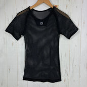【Men's L-XL ブラック系】 Millet ( ミレー ) ドライナミック メッシュ ショートスリーブ DRYNAMIC MESH SS BLACK-NOIR 吸汗速乾 抗菌消臭 ポリプロピレン ウェア トップス インナー シャツ ショートスリーブTシャツ クルー