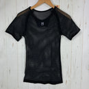 【Men's L-XL ブラック系】 Millet ( ミレー ) ドライナミック メッシュ ショートスリーブ DRYNAMIC MESH SS BLACK-NOIR 吸汗速乾 抗菌消臭 ポリプロピレン ウェア トップス インナー シャツ ショートスリーブTシャツ クルー-1