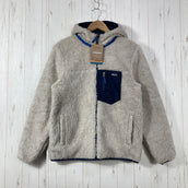 【Boy's XXL ネイビー系】 2023 Patagonia ( パタゴニア ) リバーシブル レディ フレディ フーディ Reversible Ready Freddy Hoody NENA / New Navy ポリエステル ウェア トップス アウター ジャケッ